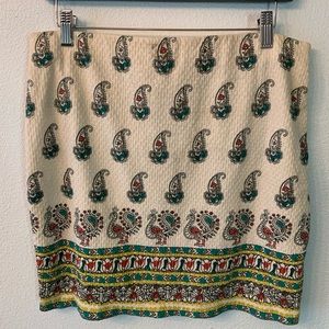 Chelsea and Violet print skirt